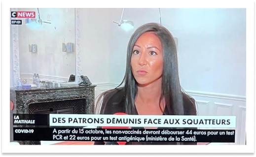 Maître Nejma Labidi au tribunal